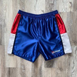 Vintage 2000s Colorblocked Tommy Hilfiger Boxing Shorts